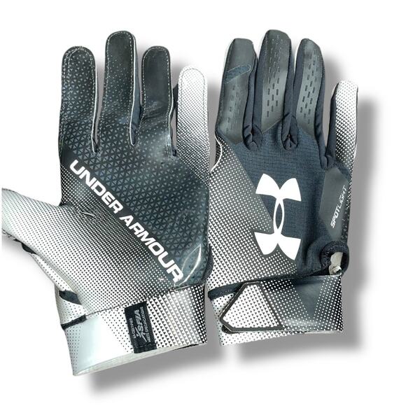 Under Armour Sz Small Gloves NFL Football UA Spotlight Wide Receiver 1304698 - Picture 11 of 12